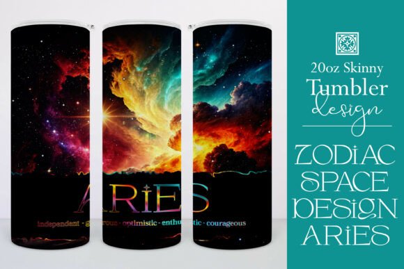 Aries Zodiac Space Tumbler Wrap 2: A Designer's Review