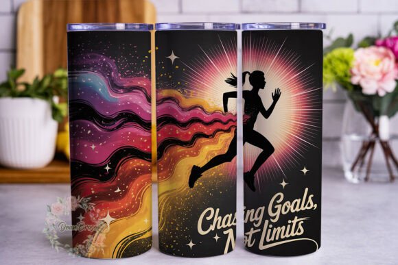 Chasing Goals Runner 20oz Tumbler Wrap Review