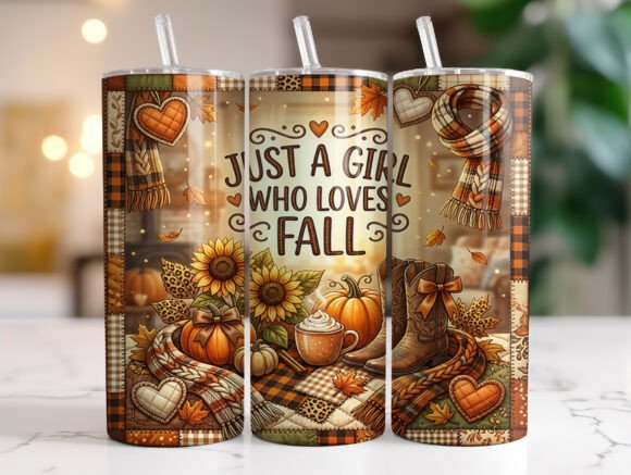 Cozy Fall Girl Tumbler Wrap: A Designer's Review