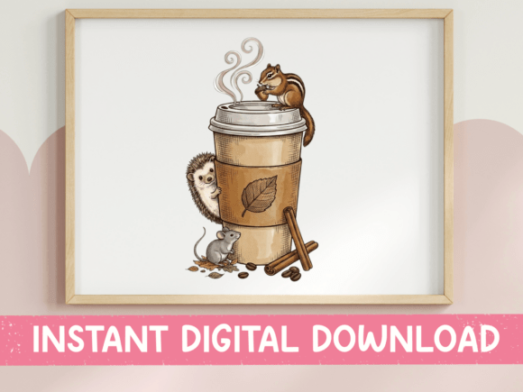 Cute Forest Animals Fall Coffee Cup: A Designer's Review