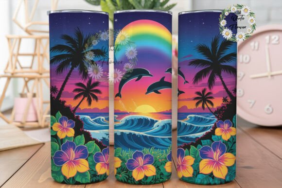 Dolphin Sunset Tropical 20oz Tumbler Review