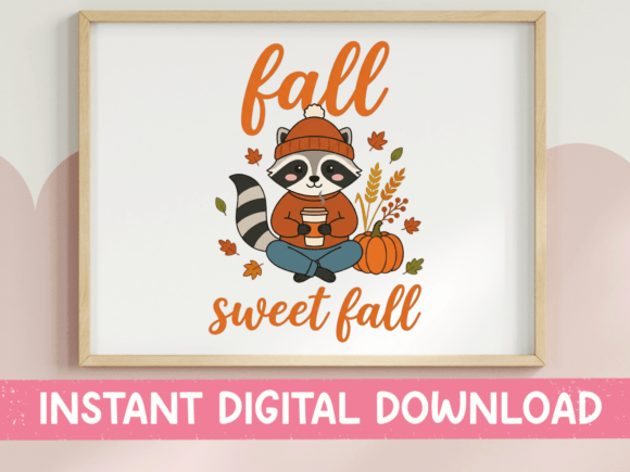 Fall Sweet Fall Raccoon Coffee SVG: A Designer's Review