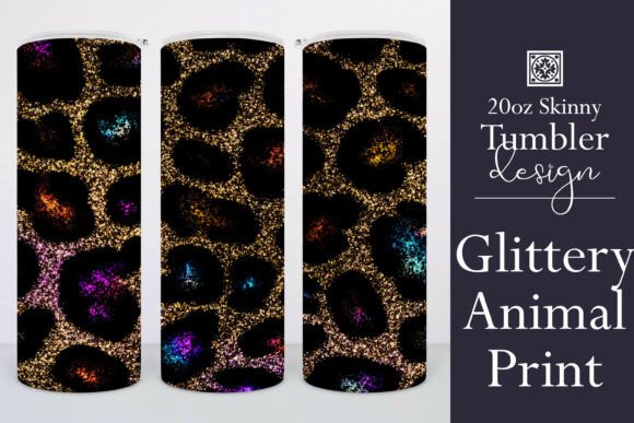 Leopard Print Glittery Tumbler Wrap 3: A Designer's Take