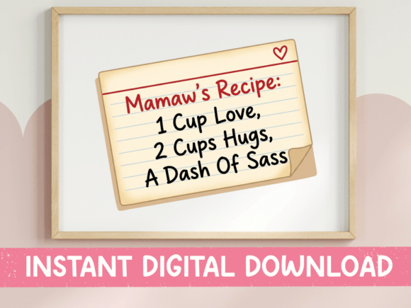 Mamaw Recipe Card SVG: A Designer's Stitch Review