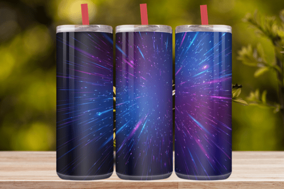 Neon Cosmic Burst Tumbler Wrap: A Designer's Review