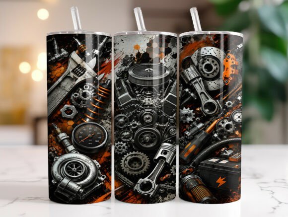 Review: Automotive Tools and Gears Tumbler Wrap