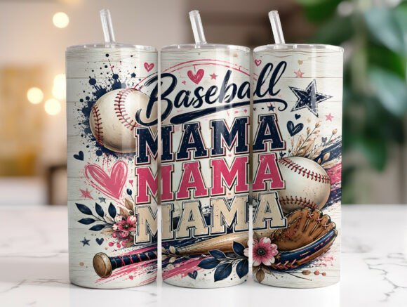 Review: Baseball Mama Floral 20oz Tumbler Wrap for Crafters