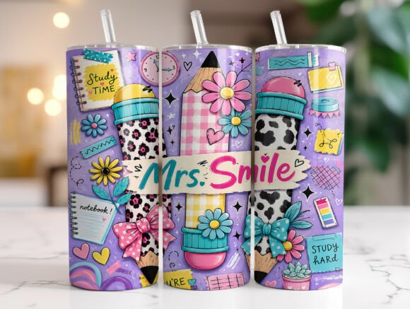 Review: Colorful Teacher Appreciation Tumbler Design