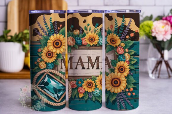 Rustic Sunflower Mama 20oz Tumbler Wrap Review