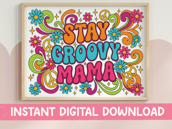 Stay Groovy Mama Retro SVG Bold: A Designer's Review
