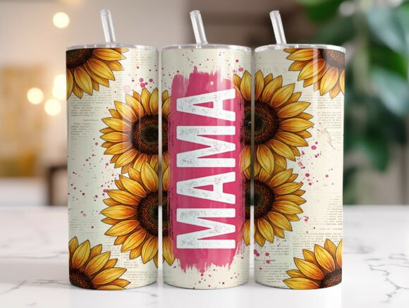 Sunflower Mama Floral 20 Oz Tumbler Wrap Review