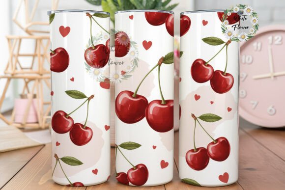 Sweet Cherry Heart 20oz Tumbler Wrap Review